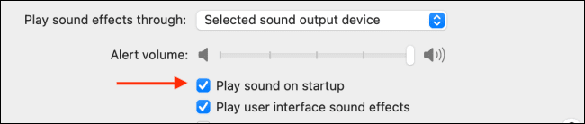Click-Play-Sound-on-Startup كيفية تمكين أو تعطيل صوت بدء التشغيل على Mac