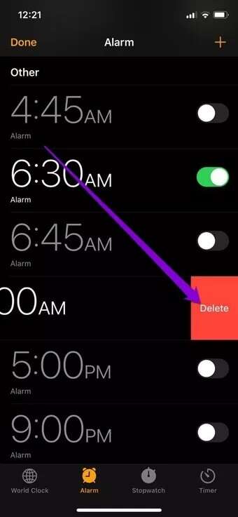 Delete-Alarm-on-iPhone_7c4a12eb7455b3a1ce1ef1cadcf29289-340x737 إصلاح عدم عمل التنبيهات على iPhone