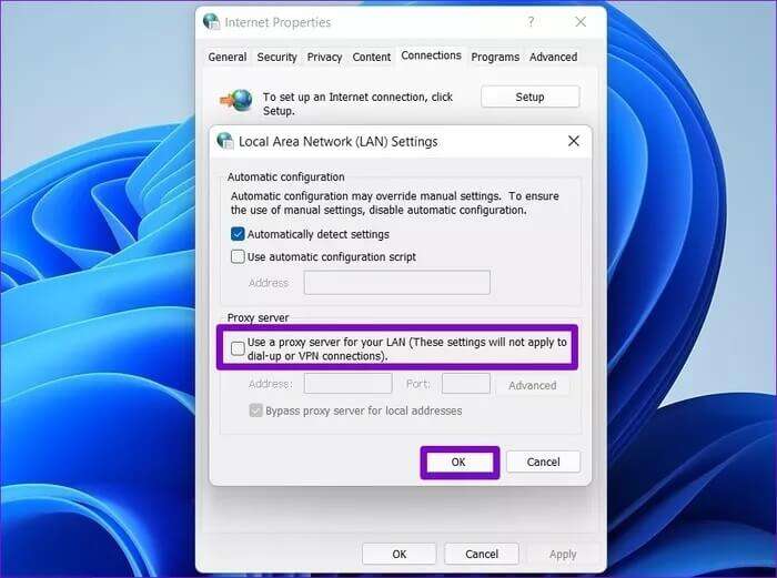 Disable-Proxies-on-Windows_935adec67b324b146ff212ec4c69054f-1-700x521 أفضل 7 طرق لإصلاح عدم فتح Discord على Windows 10 و Windows 11