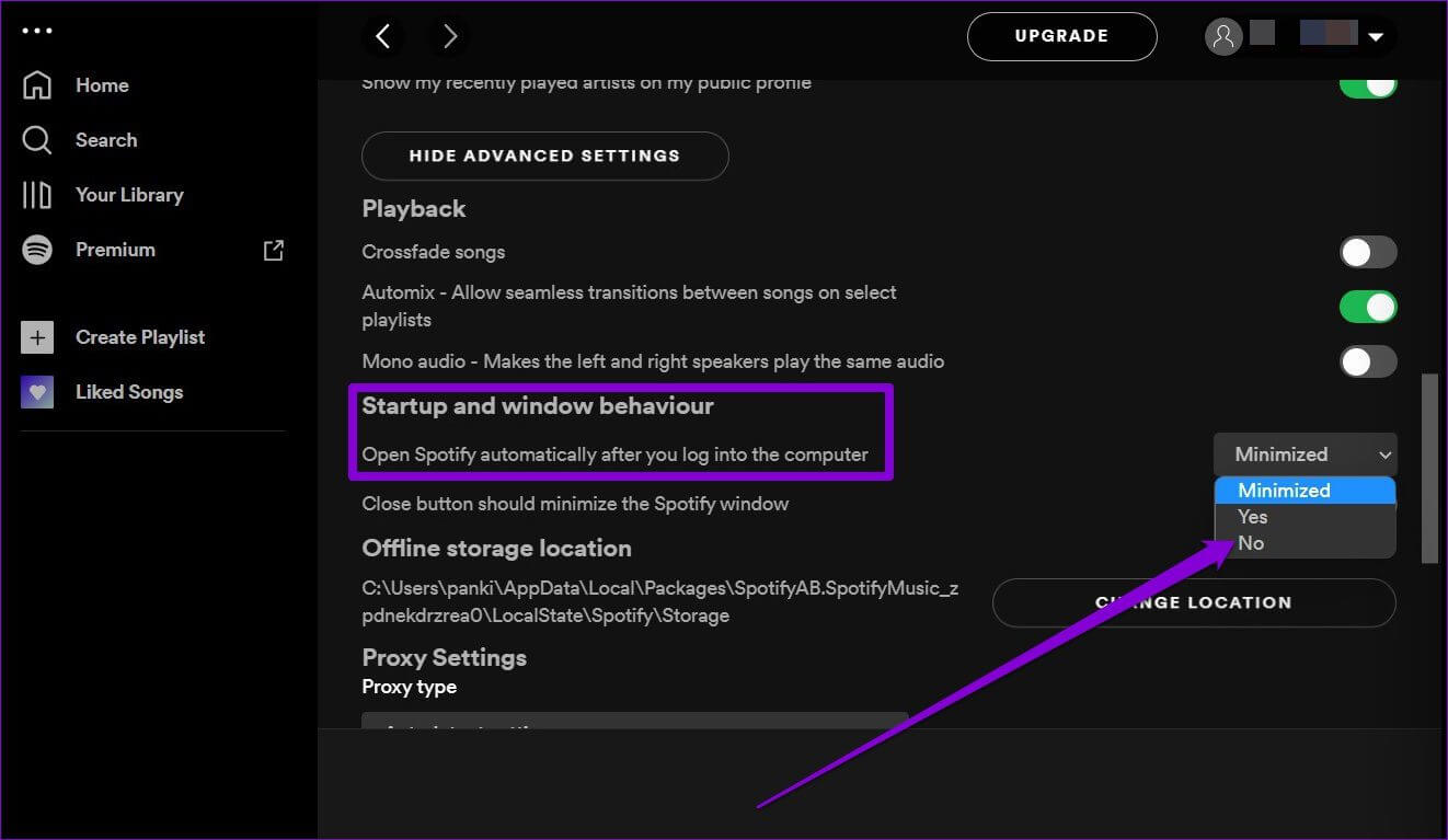 Disable-Spotify-at-Startup أفضل 5 طرق لتعطيل تطبيقات بدء التشغيل على Windows 11