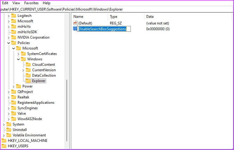 Disable-Web-Search-Results-from-Start-Menu-in-Windows-11-6 كيفية تعطيل نتائج بحث الويب من قائمة ابدأ في Windows 11