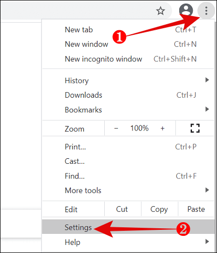 Google-Chrome-Menu-Settings كيفية استخدام Discord لمشاهدة الأفلام مع الأصدقاء