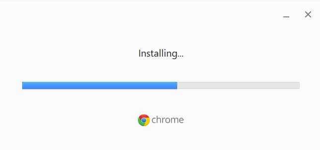 Google-Chrome-will-start-Downloading-and-installing-4 إصلاح ERR_EMPTY_RESPONSE في Google Chrome