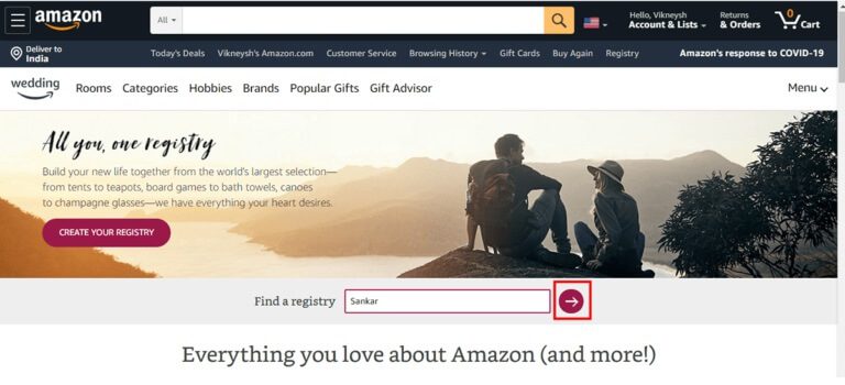 If-you-choose-Wedding-Registry-type-the-name-of-the-person-whose-List-you-want-to-find-768x350-1 كيفية البحث عن قائمة أمنيات Amazon لشخص ما