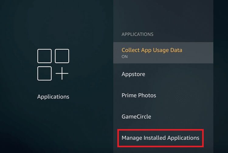 Manage-installed-applications-firestick كيفية تسريع Firestick