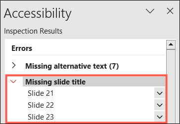 MissingSlideTitles-PowerPointSlideTitles كيفية إضافة عناوين إلى الشرائح في Microsoft PowerPoint