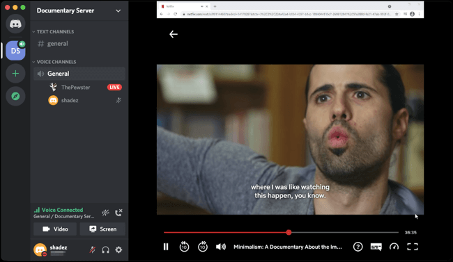 Netflix-View-From-Friends-Discord كيفية استخدام Discord لمشاهدة الأفلام مع الأصدقاء