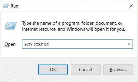 Press-Windows-Key-R-then-type-services.msc_ إصلاح خطأ التثبيت 0x8007012a في تحديث Windows