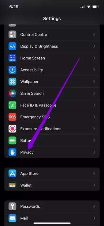 Privacy-Settings-on-iPhone_7c4a12eb7455b3a1ce1ef1cadcf29289-340x737 أفضل 7 طرق لإصلاح عدم عمل الميكروفون على iPhone