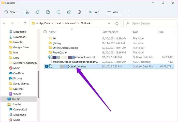 Rename-Outlook-OST-File_935adec67b324b146ff212ec4c69054f-700x483 أفضل 7 طرق لإصلاح عدم اتصال Outlook بالخادم على Windows 10 و Windows 11