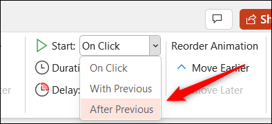 Select-After-Previous. كيفية إنشاء عداد للعد التنازلي في Microsoft PowerPoint