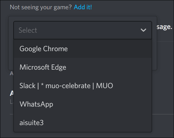 Select-Browser-From-Drop-Down كيفية استخدام Discord لمشاهدة الأفلام مع الأصدقاء