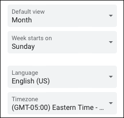 Settings-GoogleCalendarEmbed كيفية تضمين تقويم Google على موقع ويب أو مدونة