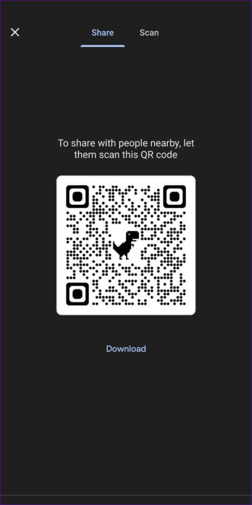 Share-Link-as-QR-Code-on-Chrome-for-Mobile-512x1024-1 أفضل 3 طرق لمشاركة روابط صفحات الويب من Google Chrome