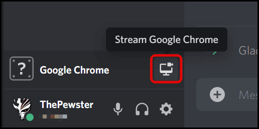 Stream-Button-in-Discord كيفية استخدام Discord لمشاهدة الأفلام مع الأصدقاء