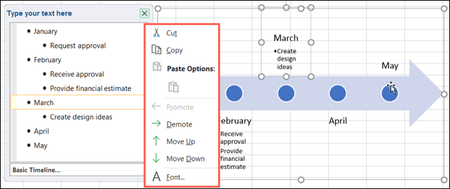 TextPane-ExcelProjectTimeline كيفية إنشاء الجدول الزمني للمشروع في Microsoft Excel
