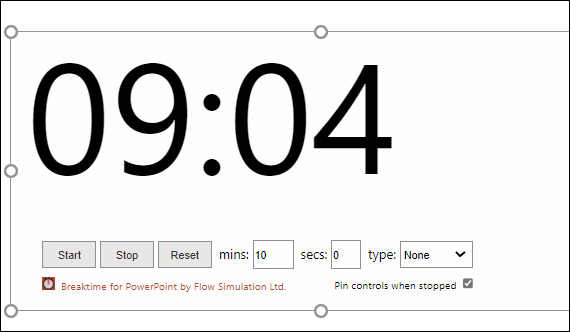 Timer-settings. كيفية إنشاء عداد للعد التنازلي في Microsoft PowerPoint