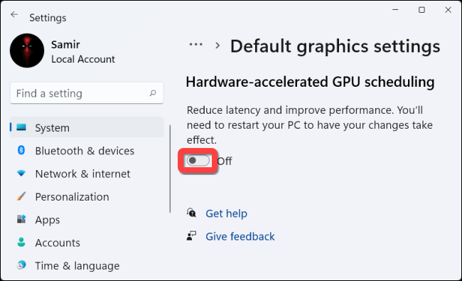 كيفية تمكين جدولة GPU المسرَّعة بالأجهزة في Windows 11 - %categories