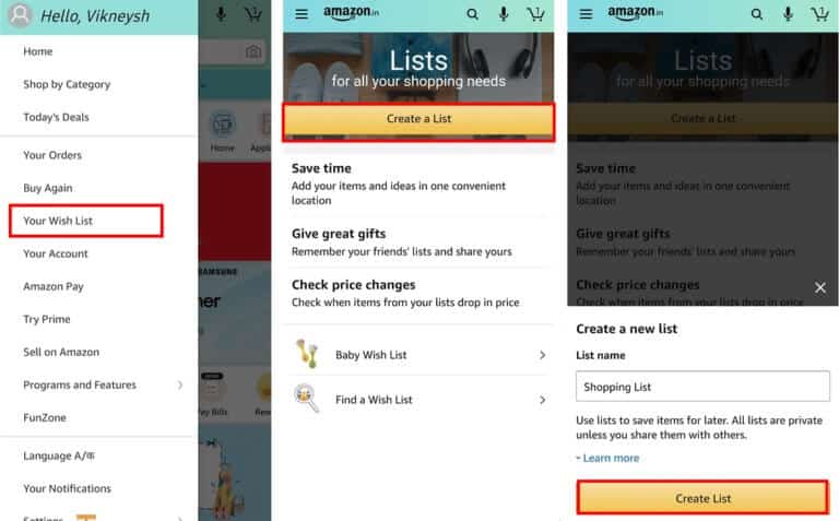 كيفية البحث عن قائمة أمنيات Amazon لشخص ما - %categories