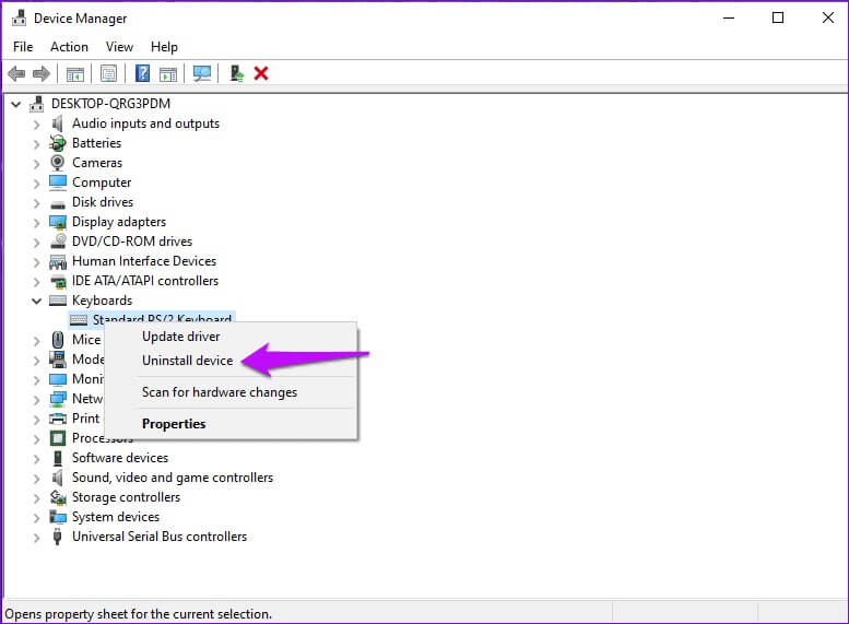 Uninstall-driver-device-manager-w10_4d470f76dc99e18ad75087b1b8410ea9 إصلاح عدم عمل مفاتيح وظائف لوحة المفاتيح على Windows 10 و Windows 11