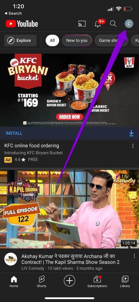 YouTube-App أفضل 8 طرق لإصلاح مشكلة "حدث خطأ ما" على YouTube لأجهزة iPhone