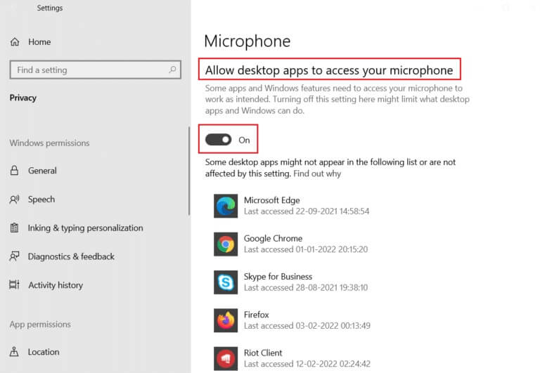 allow-desktop-apps-to-access-your-microphone-768x531-1 إصلاح عدم عمل صوت Zoom في Windows 10