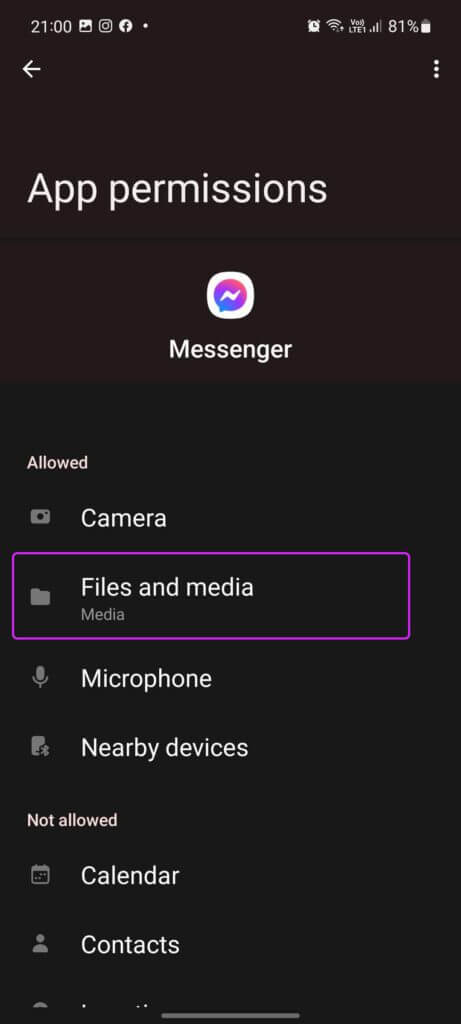 allow-files-and-media-permission-fix-messenger-not-sending-pictures-461x1024-1 أفضل 9 طرق لإصلاح عدم إرسال Facebook Messenger للصور