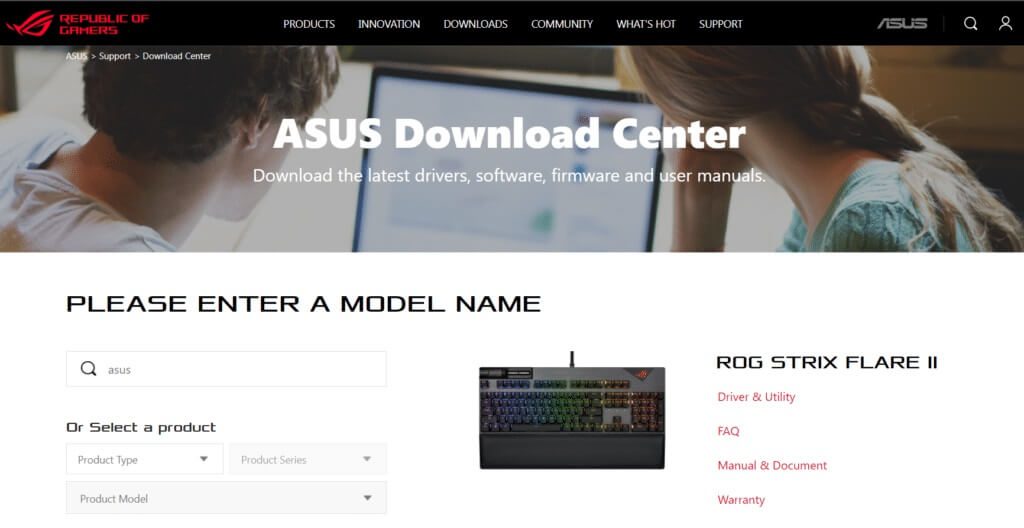 asus-rog-download-center-1024x528-1 إصلاح عدم عمل مركز ألعاب ROG