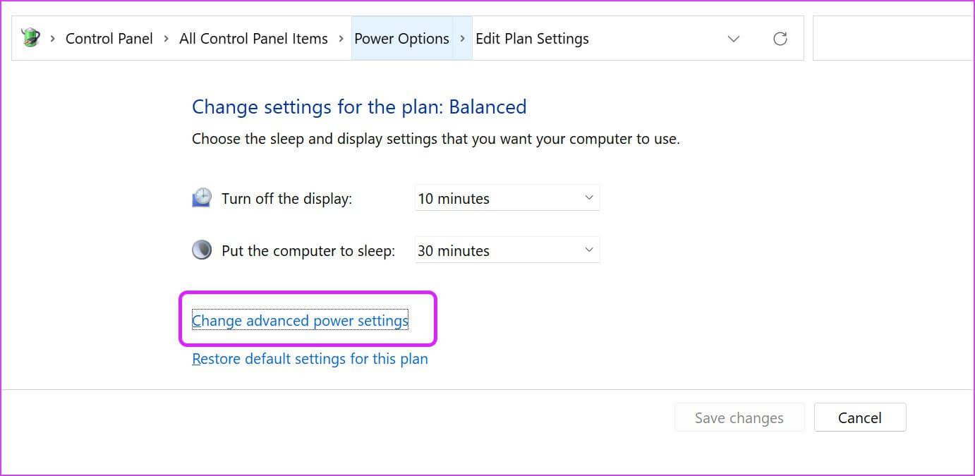 change-power-settings-Fix-Windows-11-Not-Recognizing-USB-Devices أفضل 8 طرق لإصلاح عدم تعرف Windows 11 على أجهزة USB