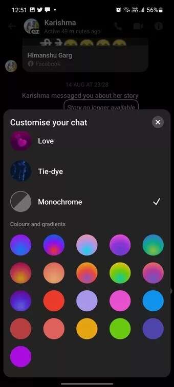 change-theme-fix-messenger-lag-on-android_7c4a12eb7455b3a1ce1ef1cadcf29289-340x756 أفضل 8 طرق لإصلاح تأخر Facebook Messenger على Android