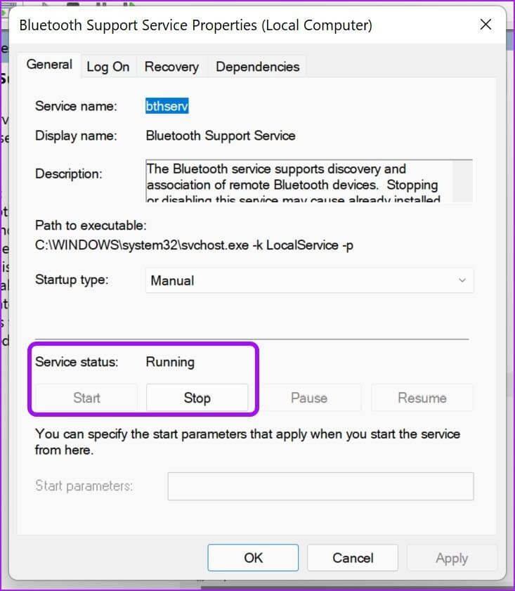 check-bluetooth-service-status-fix-bluetooth-missing-from-device-manager-in-windows-11_4d470f76dc99e18ad75087b1b8410ea9 أفضل 8 طرق لإصلاح فقدان Bluetooth من إدارة الأجهزة في Windows 11