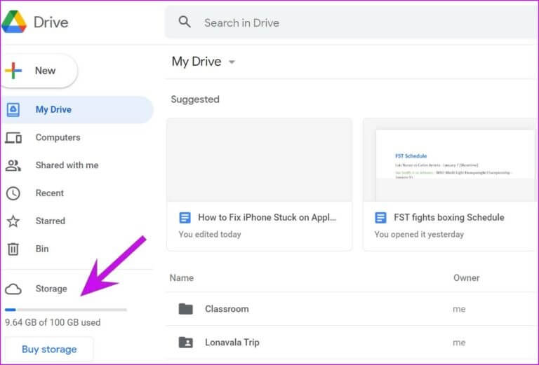 check-drive-storage-fix-outlook-not-receiving-emails-from-gmail-768x521-1 إصلاح عدم تلقي Outlook لرسائل البريد الإلكتروني من Gmail على Windows