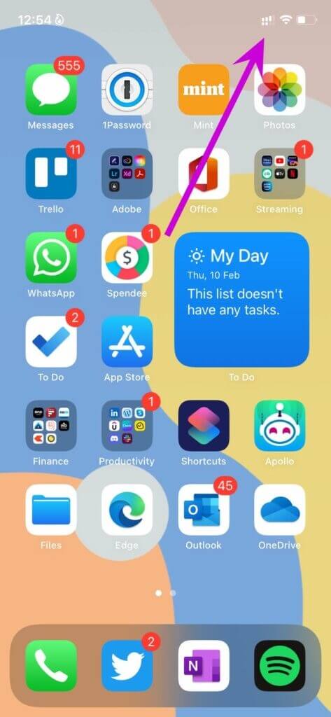check-network-bars-fix-apps-not-updating-on-iPhone-473x1024-1 أفضل 8 طرق لإصلاح عدم تحديث التطبيقات على iPhone