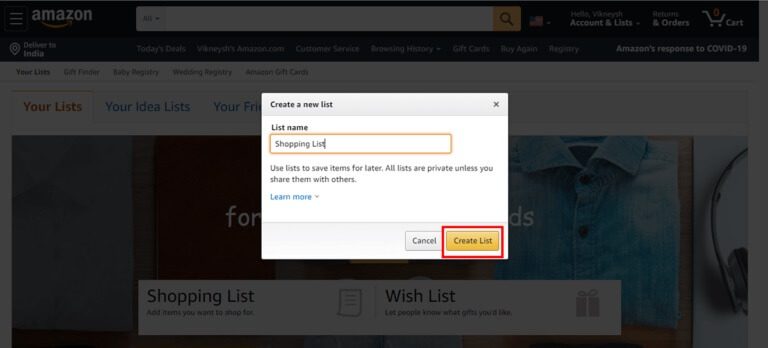 كيفية البحث عن قائمة أمنيات Amazon لشخص ما - %categories