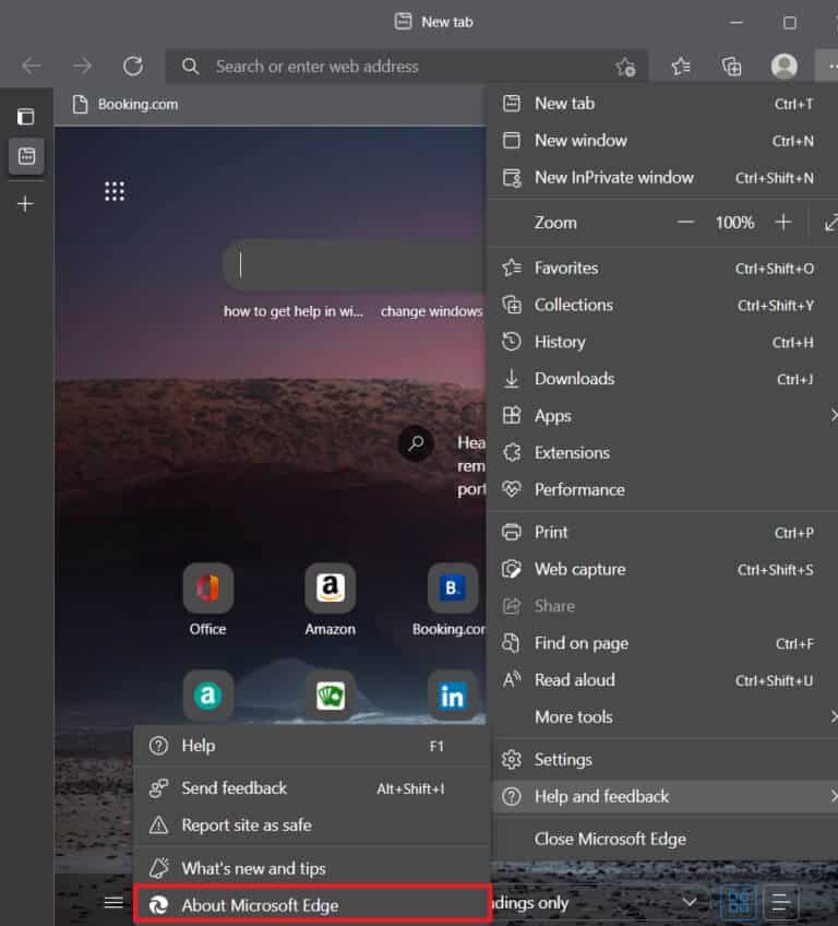 choose-about-microsoft-edge-768x848-1 إصلاح عفوًا حدث خطأ ما على YouTube