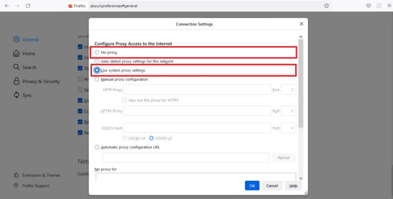 choose-no-proxy-or-use-system-proxy-settings-768x389-1 إصلاح عفوًا حدث خطأ ما على YouTube