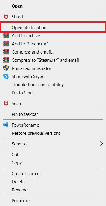 choose-open-file-location-from-the-context-menu-th إصلاح عدم عمل مركز ألعاب ROG