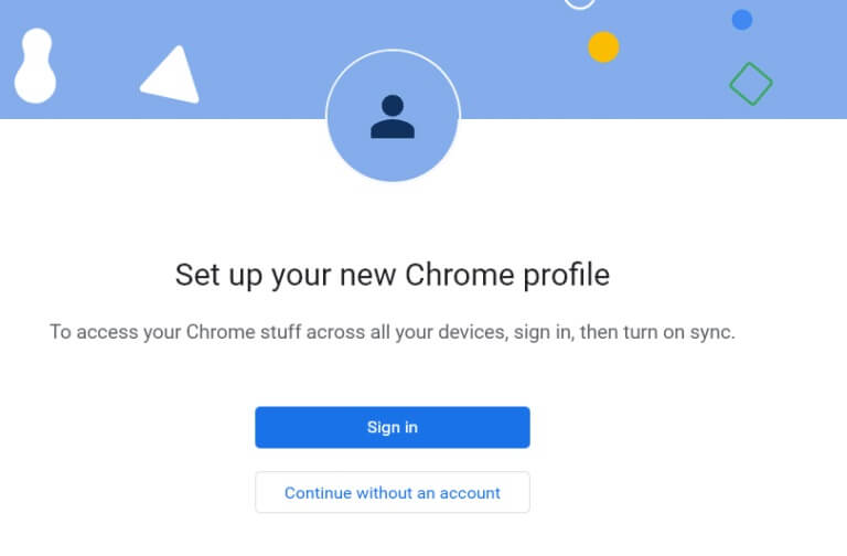click-continue-without-an-account-768x504-1 14 طريقة لإصلاح خطأ ملف تعريف Chrome