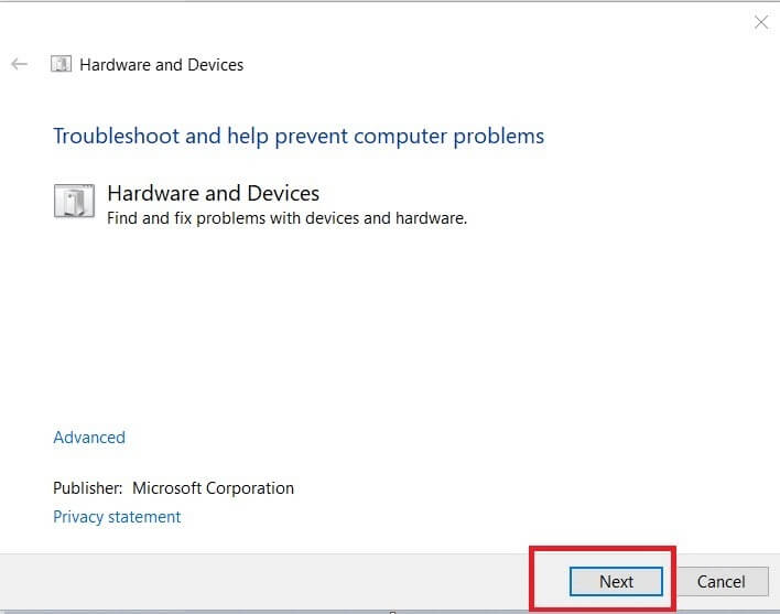 click-next-1 إصلاح عدم عمل صوت Zoom في Windows 10