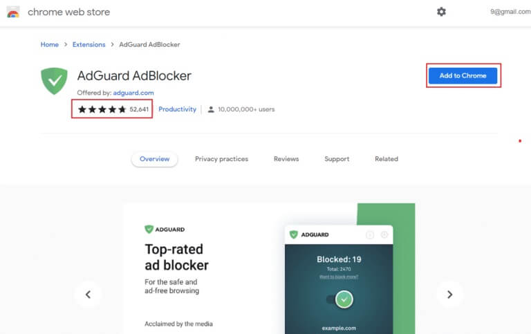 click-on-Add-to-Chrome-button-to-install-Adblocker-extension-768x483-1 إصلاح عدم عمل AdBlock على Twitch