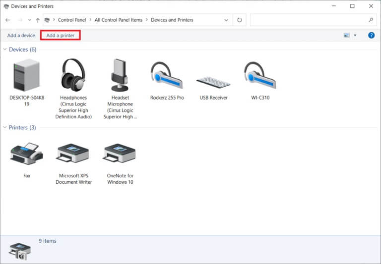 click-on-add-a-printer-to-fix-the-handle-is-invali-768x533-1 إصلاح خطأ المعالج غير صالح في نظام التشغيل Windows 10