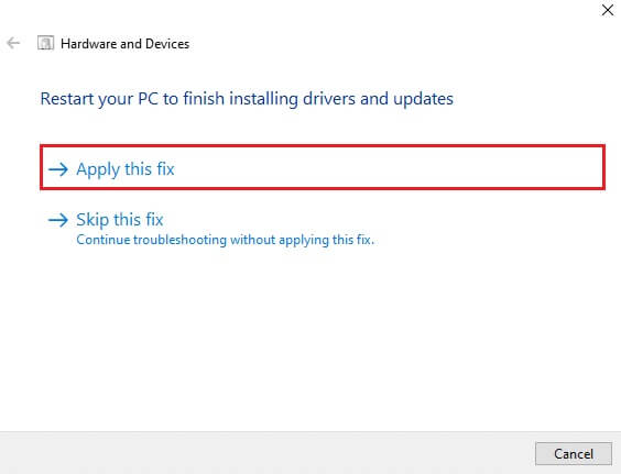 click-on-apply-this-fix-and-after-resolving-resta إصلاح عدم اتصال جهاز الكمبيوتر الذي يعمل بنظام Windows بالتلفزيون