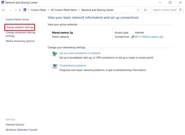click-on-change-adapter-settings-768x561-1 إصلاح عدم عمل Twitch على Chrome