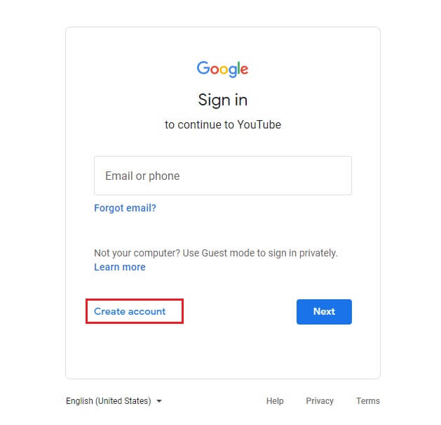 كيفية إنشاء حساب YouTube بدون بريد Gmail - %categories