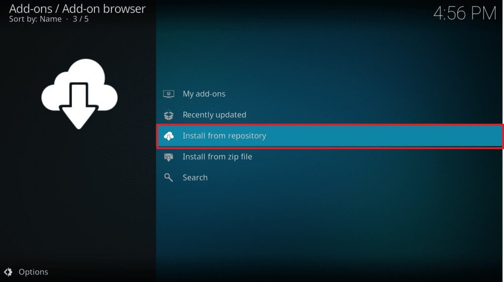 click-on-install-from-repository-1024x574-1 إصلاح فشل تحديث Kodi