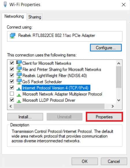 click-on-properties إصلاح عدم عمل Twitch على Chrome
