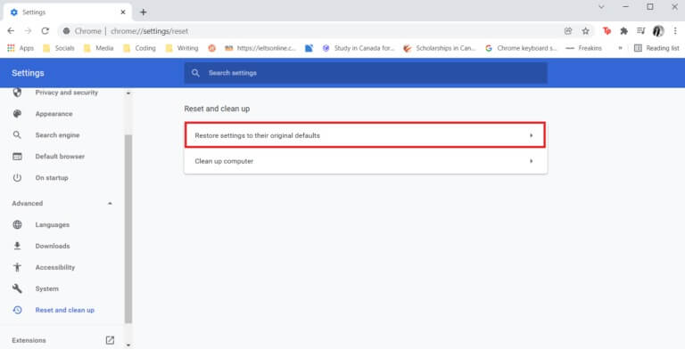 click-on-restore-settings-to-their-original-defaul-768x392-1 إصلاح عفوًا حدث خطأ ما على YouTube