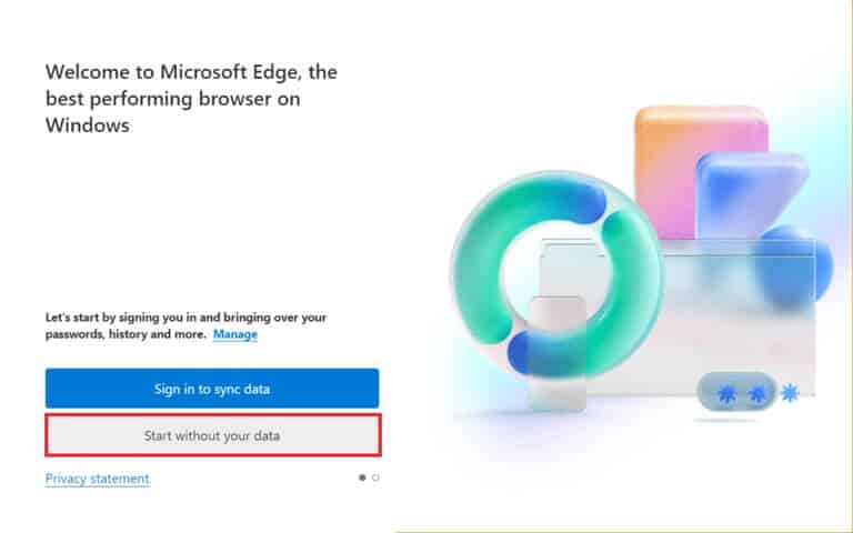 click-start-without-your-data-768x480-1 إصلاح STATUS ACCESS VIOLATION في Chrome