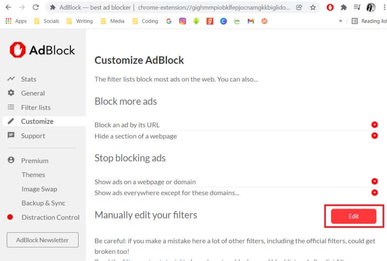 إصلاح عدم عمل AdBlock على Twitch - %categories