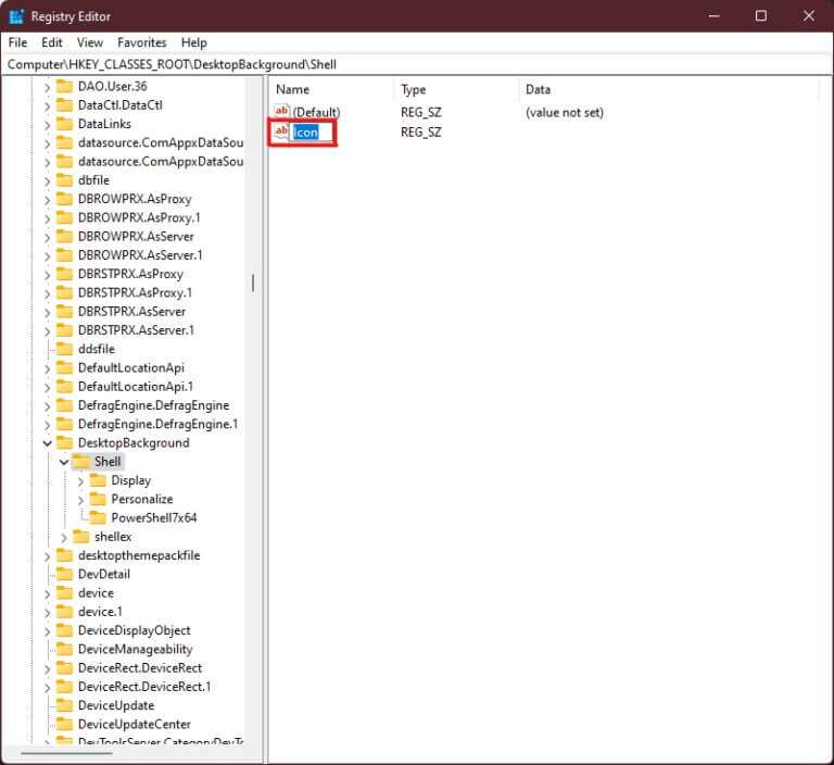 create-a-String-value-named-Icon-in-Registry-Editor-Windows-11-1-768x704-1-768x704 كيفية إضافة قائمة سياق إنشاء نقطة الاستعادة في Windows 11